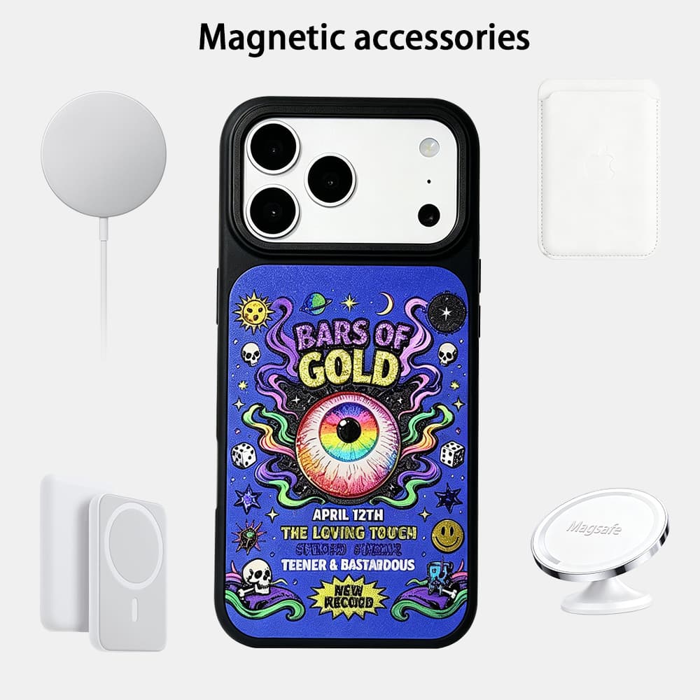Magsafe Embossed Solaris Eye Phone Case view 5