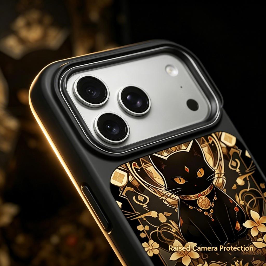 Golden Tarot Cat MagSafe Phone Case view 3