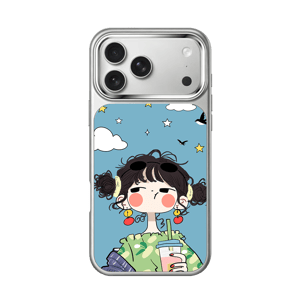 Trendy Illustrated Girl Phone Case view 3